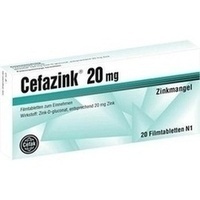 CEFAZINK 20 mg Filmtabletten