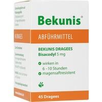 BEKUNIS Dragees Bisacodyl 5 mg magensaftres.Tabl.