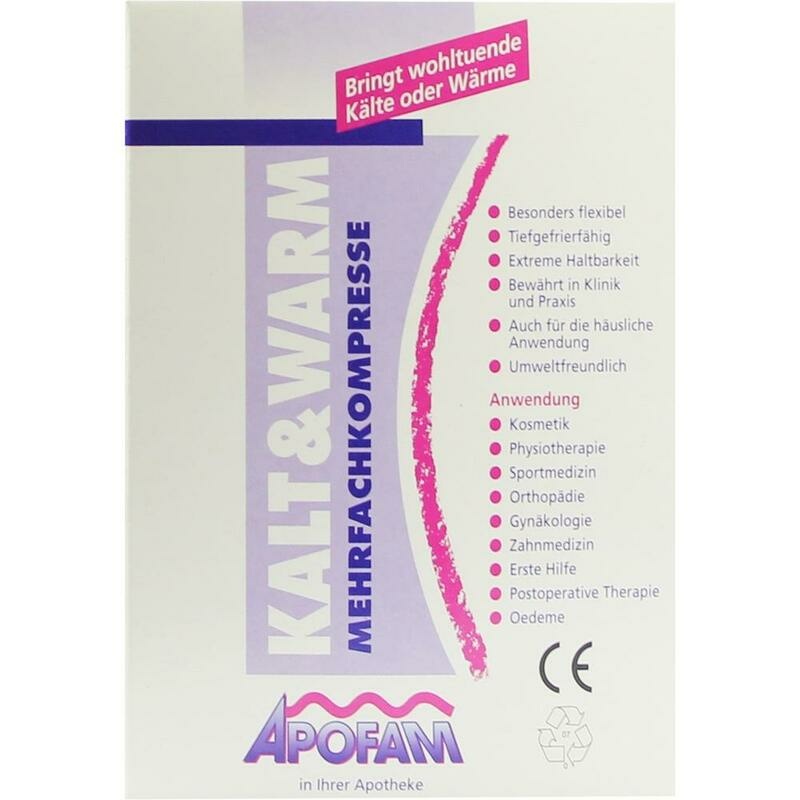 APOFAM Kalt Warm Kompresse 12x28 cm