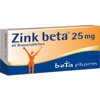 ZINK BETA 25 Brausetabletten