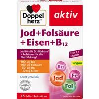 DOPPELHERZ Jod+Folsäure+Eisen+B12 Tabletten