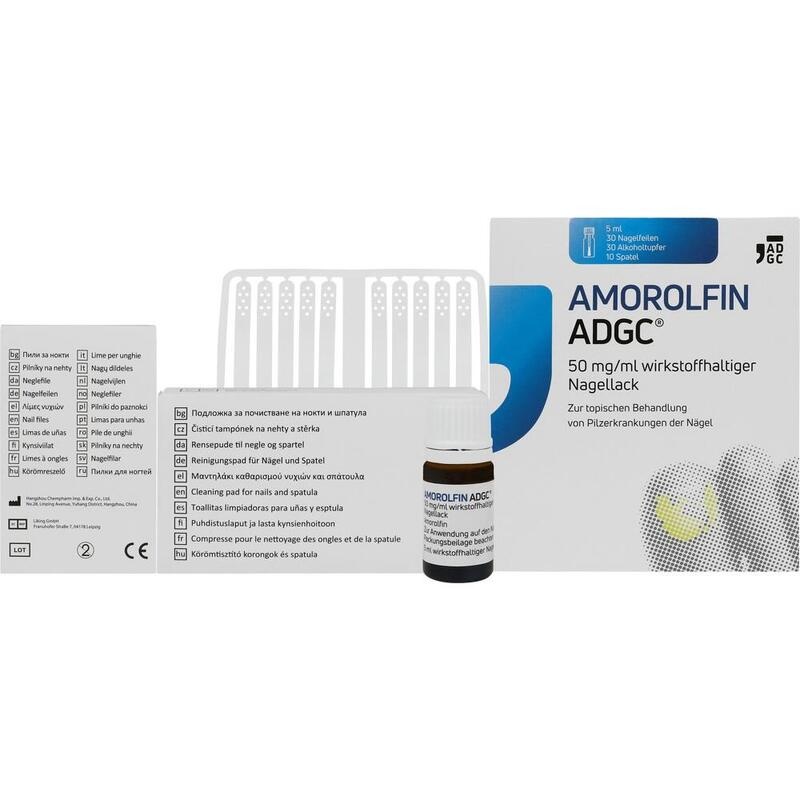 AMOROLFIN ADGC 50 mg/ml wirkstoffhalt.Nagellack