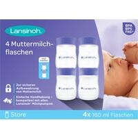 LANSINOH Muttermilchflaschen 160 ml neue Fla.Form